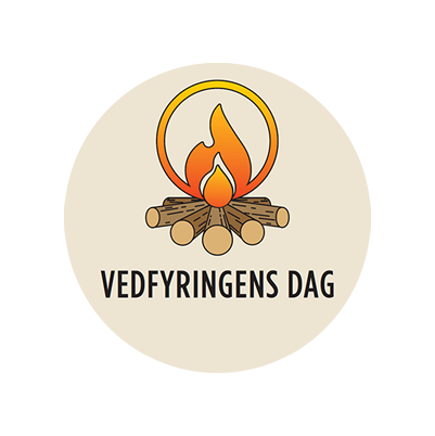 Vedfyringens dag logo. Foto.